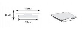 Соединительный элемент для дверей Браво, Whitey